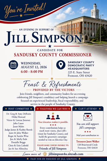 Fundraiser invite